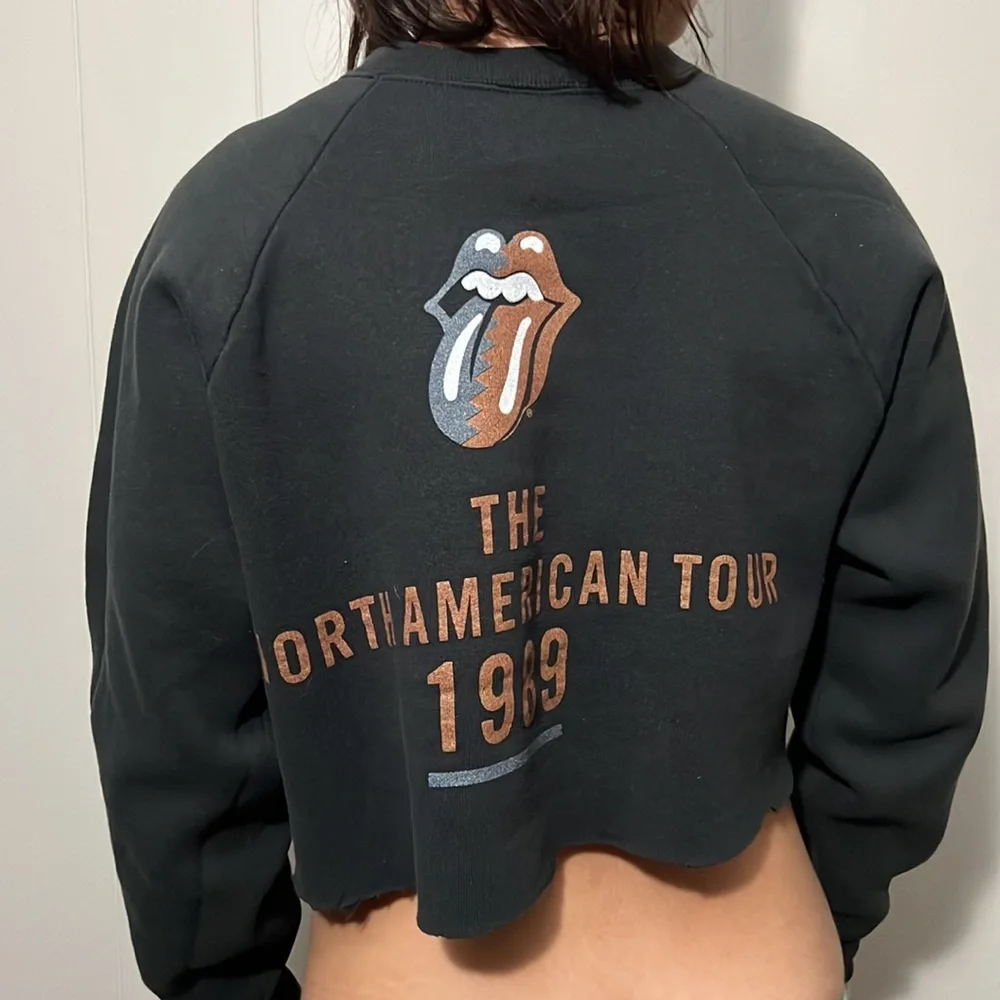 Vintage Hard To Find Rolling Stones 1989 Crewneck Sweater Fruit Of The Loom Tag